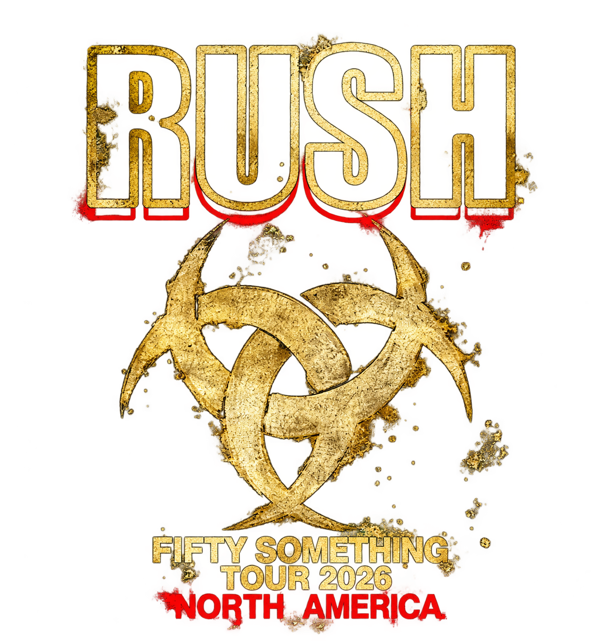 Rush Fifty Something Tour 2026 North America logo